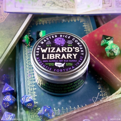 Wizards Library Gaming Candle - 8oz